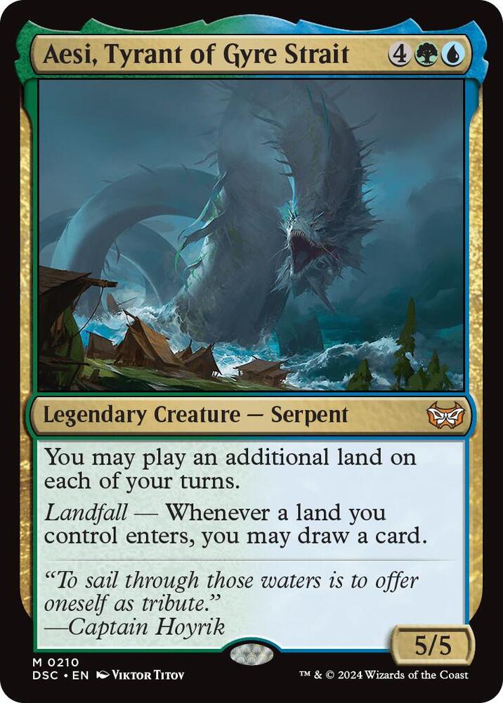 Aesi, Tyrant of Gyre Strait [Commander: Duskmourn: House of Horror] 210