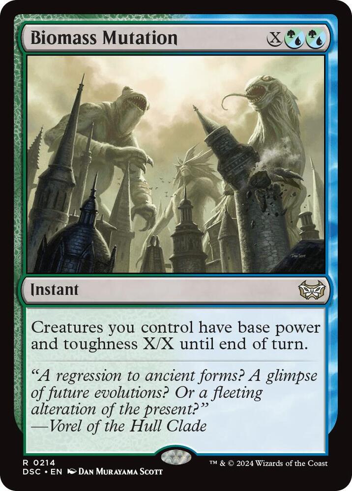 Biomass Mutation [Commander: Duskmourn: House of Horror] 214