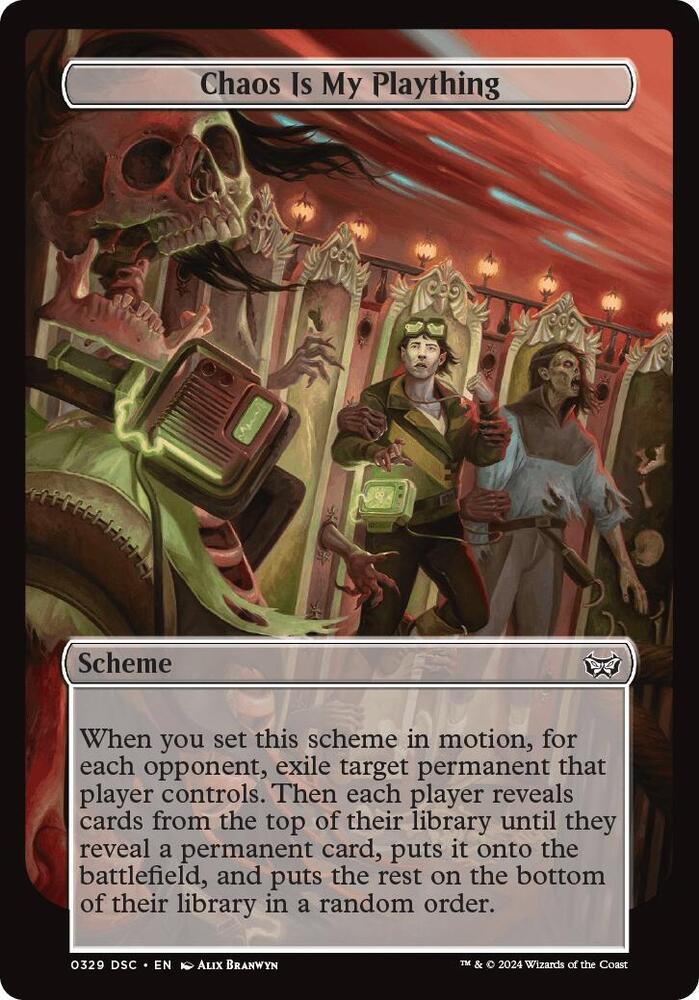 Chaos is My Plaything (Full Art) [Archenemy: Duskmourn] 329