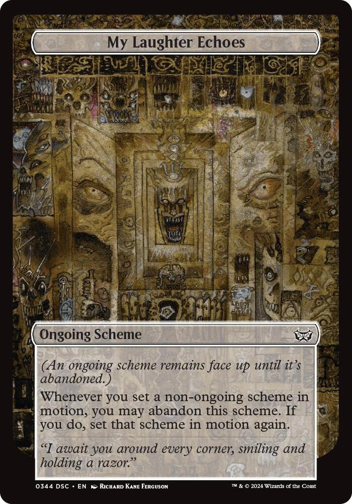 My Laughter Echoes (Full Art) [Archenemy: Duskmourn] 344