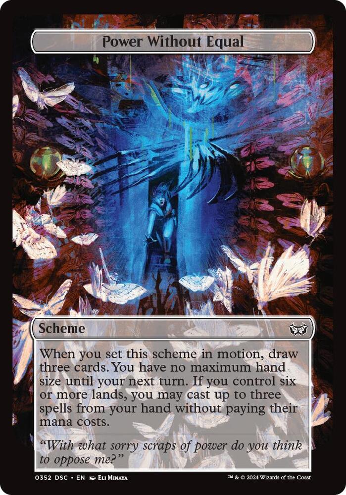 Power Without Equal (Full Art) [Archenemy: Duskmourn] 352