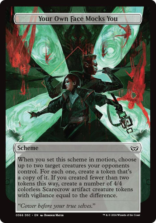 Your Own Face Mocks You (Full Art) [Archenemy: Duskmourn] 366