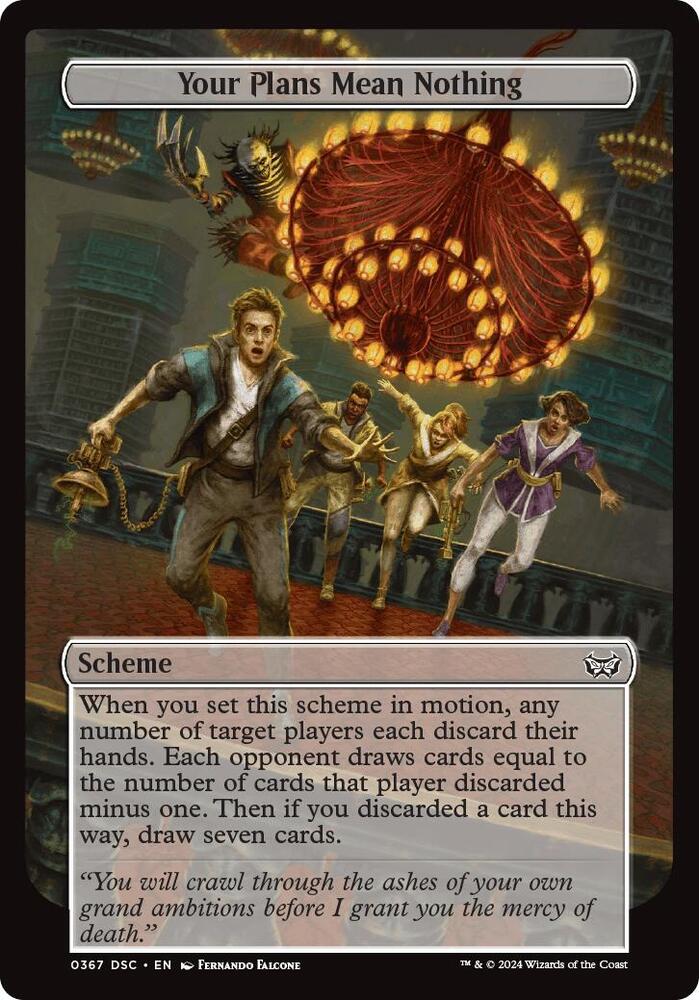 Your Plans Mean Nothing (Full Art) [Archenemy: Duskmourn] 367