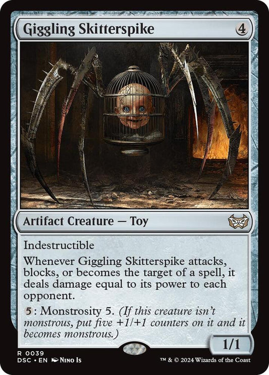 Giggling Skitterspike [Commander: Duskmourn: House of Horror] 39