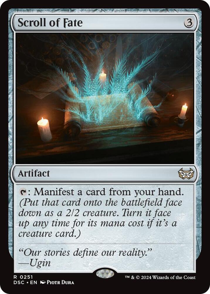 Scroll of Fate [Commander: Duskmourn: House of Horror] 251