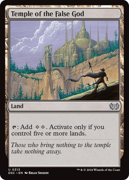 Temple of the False God [Commander: Duskmourn: House of Horror] 313