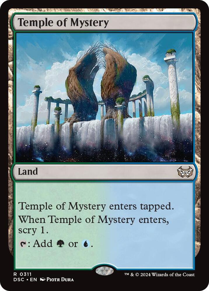 Temple of Mystery [Commander: Duskmourn: House of Horror] 311