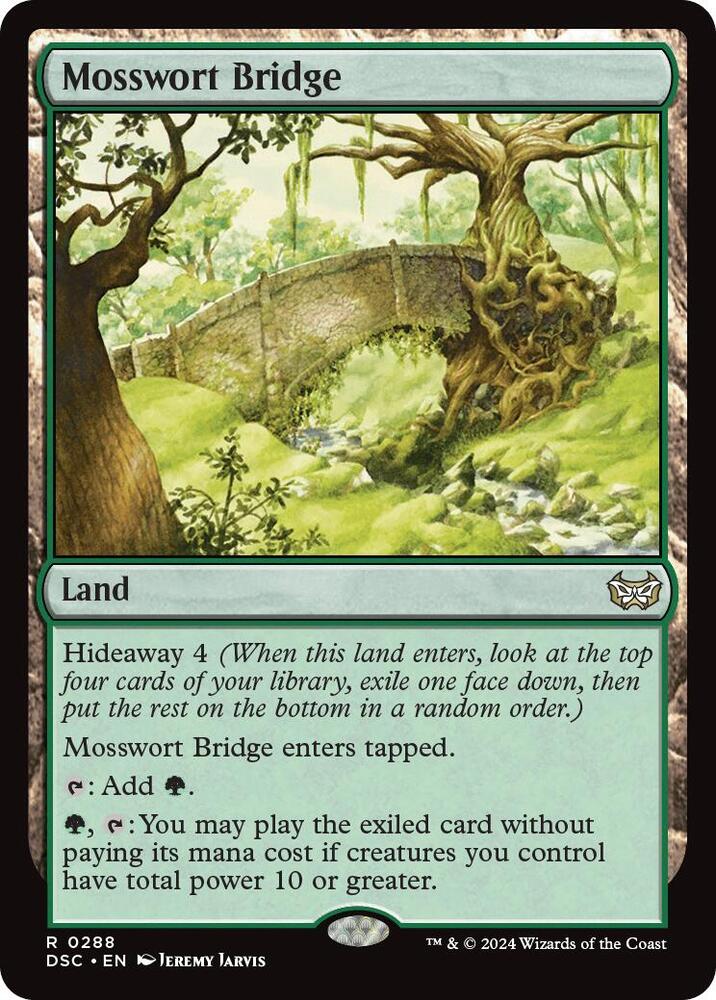 Mosswort Bridge [Commander: Duskmourn: House of Horror] 288