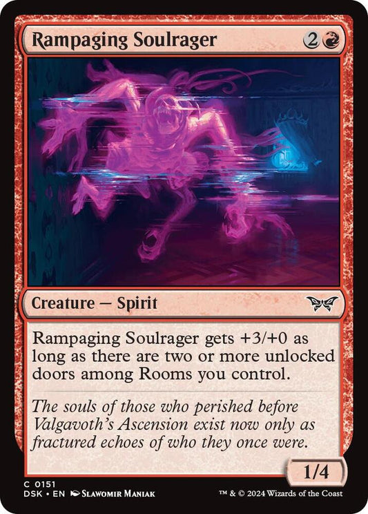 Rampaging Soulrager [Duskmourn: House of Horror] 151