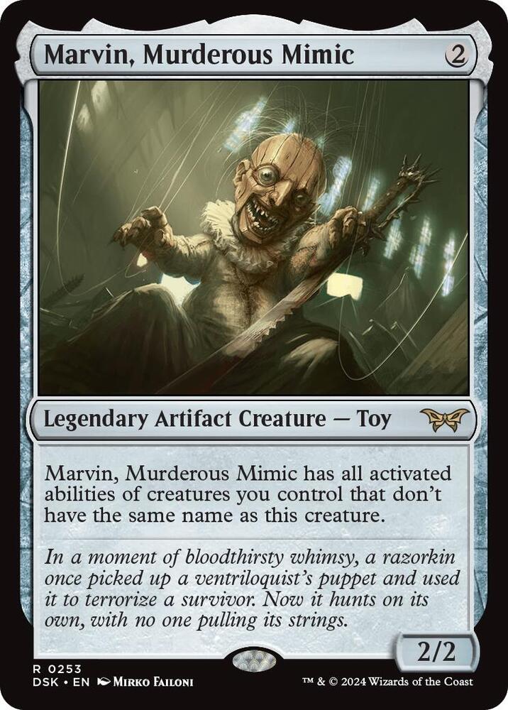 Marvin, Murderous Mimic [Duskmourn: House of Horror] 253