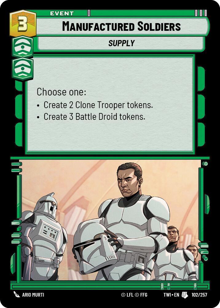 Manufactured Soldiers [Twilight of the Republic] 102/257