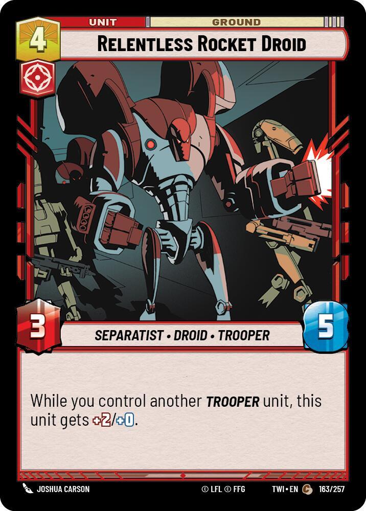 Relentless Rocket Droid [Twilight of the Republic] 163/257