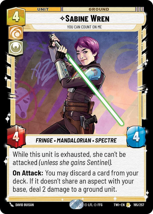 Sabine Wren - You Can Count On Me [Twilight of the Republic] 195/257