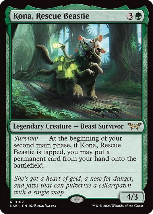 Kona, Rescue Beastie (0187) [Duskmourn: House of Horror] 187