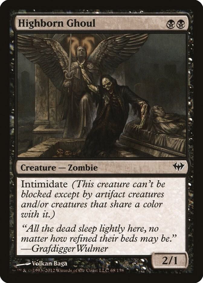 Highborn Ghoul [Dark Ascension] 68