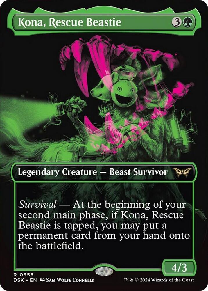 Kona, Rescue Beastie (Showcase) [Duskmourn: House of Horror] 358
