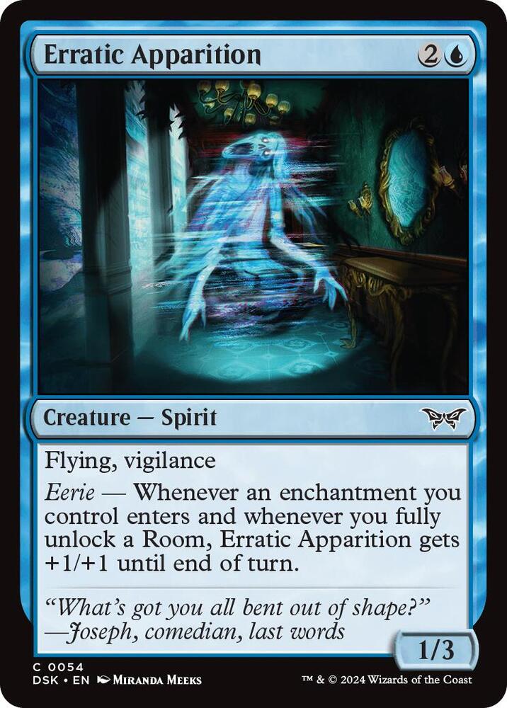 Erratic Apparition [Duskmourn: House of Horror] 54
