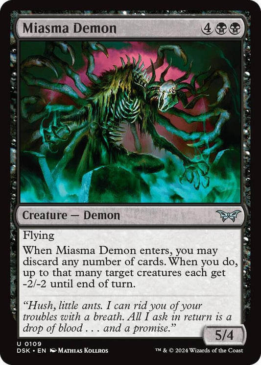 Miasma Demon [Duskmourn: House of Horror] 109