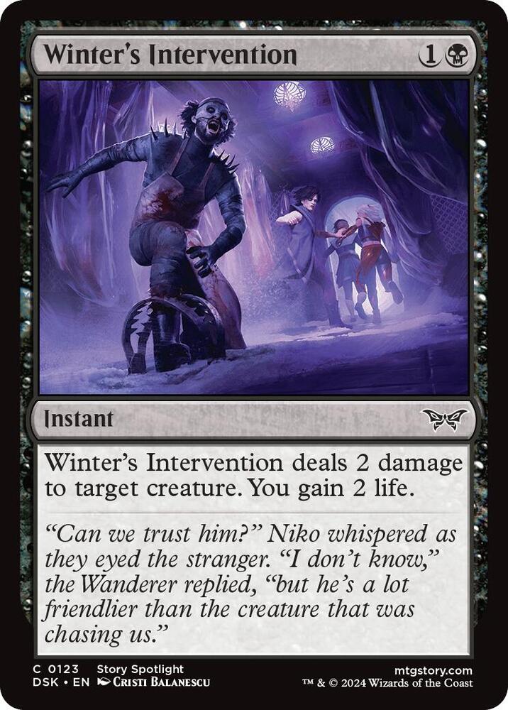 Winter's Intervention [Duskmourn: House of Horror] 123