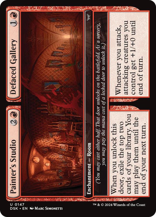 Painter's Studio // Defaced Gallery [Duskmourn: House of Horror] 147