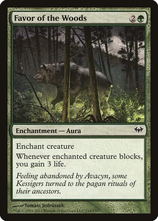 Favor of the Woods [Dark Ascension] 113