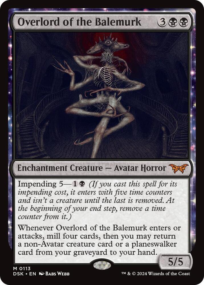 Overlord of the Balemurk [Duskmourn: House of Horror] 113