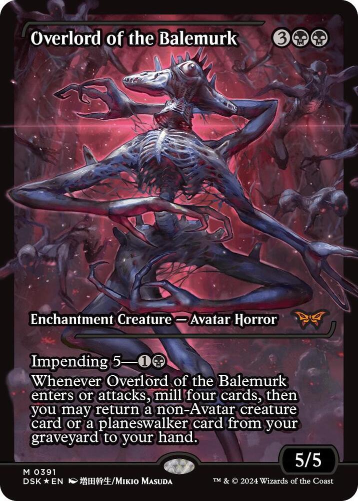 Overlord of the Balemurk (Showcase) [Duskmourn: House of Horror] 391