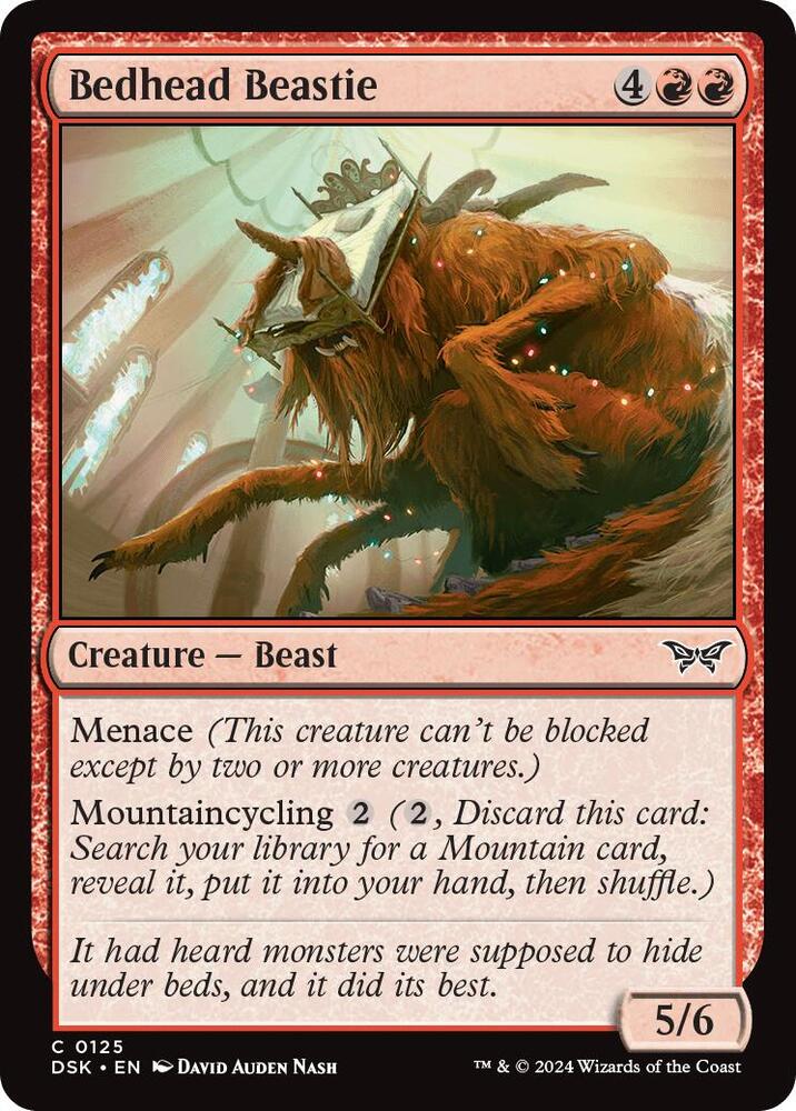 Bedhead Beastie [Duskmourn: House of Horror] 125
