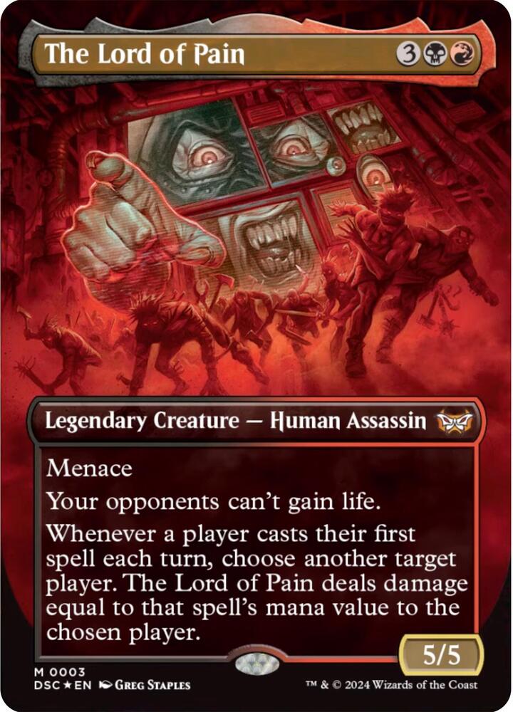 The Lord of Pain (Borderless) [Commander: Duskmourn: House of Horror] 3