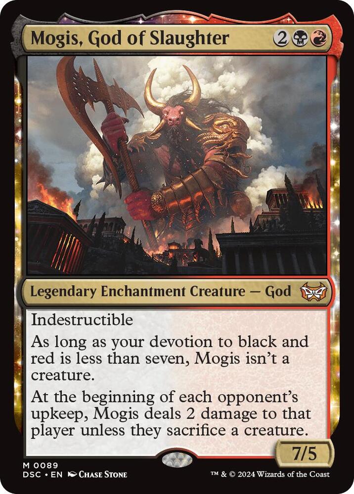Mogis, God of Slaughter [Commander: Duskmourn: House of Horror] 89