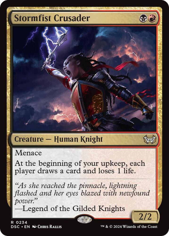 Stormfist Crusader [Commander: Duskmourn: House of Horror] 234