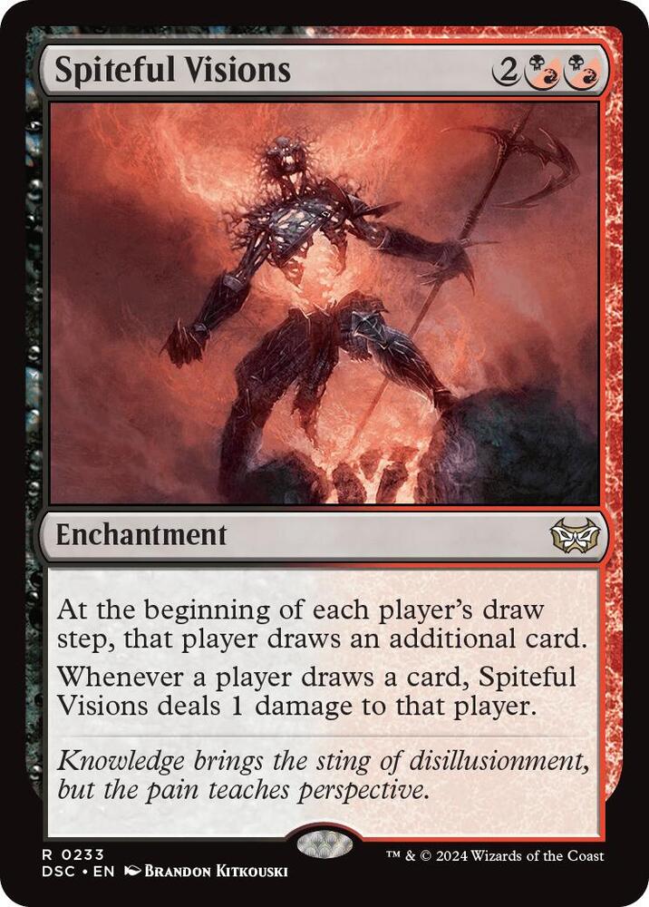 Spiteful Visions [Commander: Duskmourn: House of Horror] 233