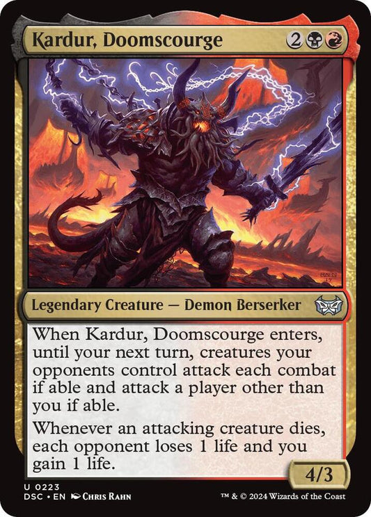 Kardur, Doomscourge [Commander: Duskmourn: House of Horror] 223