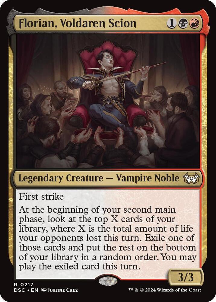 Florian, Voldaren Scion [Commander: Duskmourn: House of Horror] 217