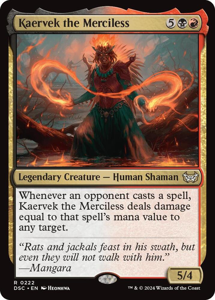 Kaervek the Merciless [Commander: Duskmourn: House of Horror] 222