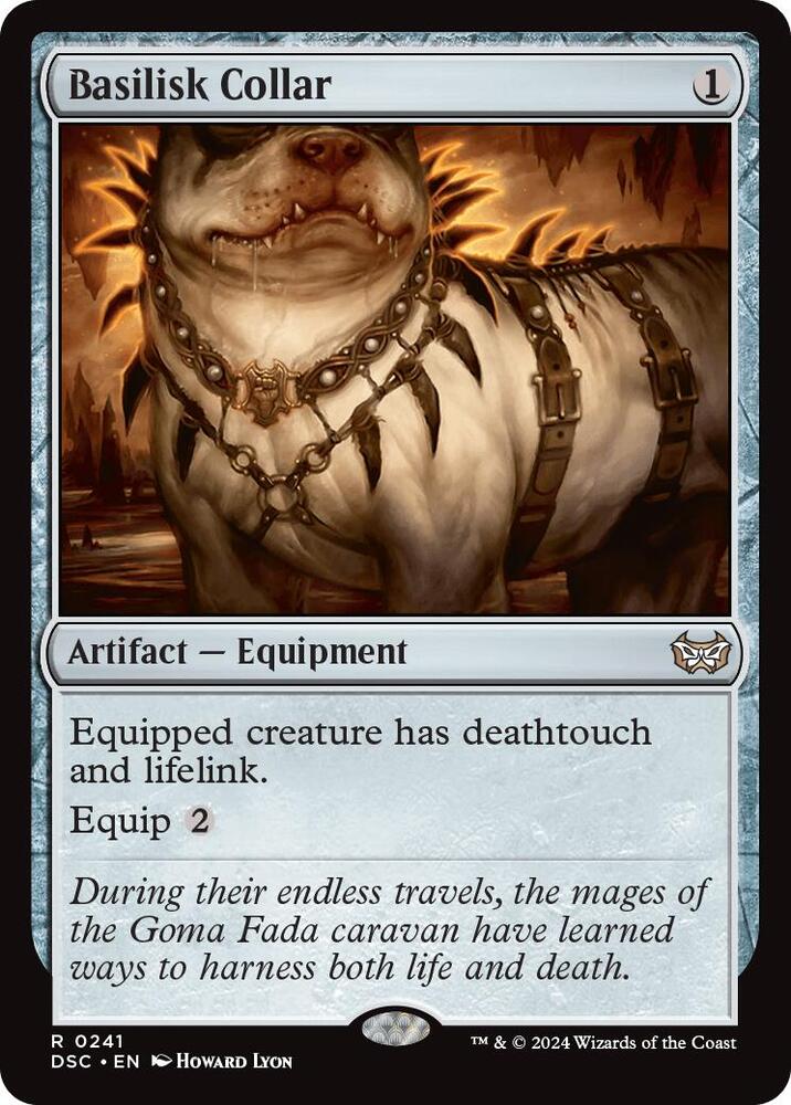 Basilisk Collar [Commander: Duskmourn: House of Horror] 241