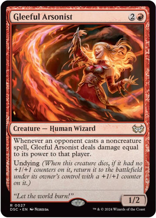Gleeful Arsonist [Commander: Duskmourn: House of Horror] 27