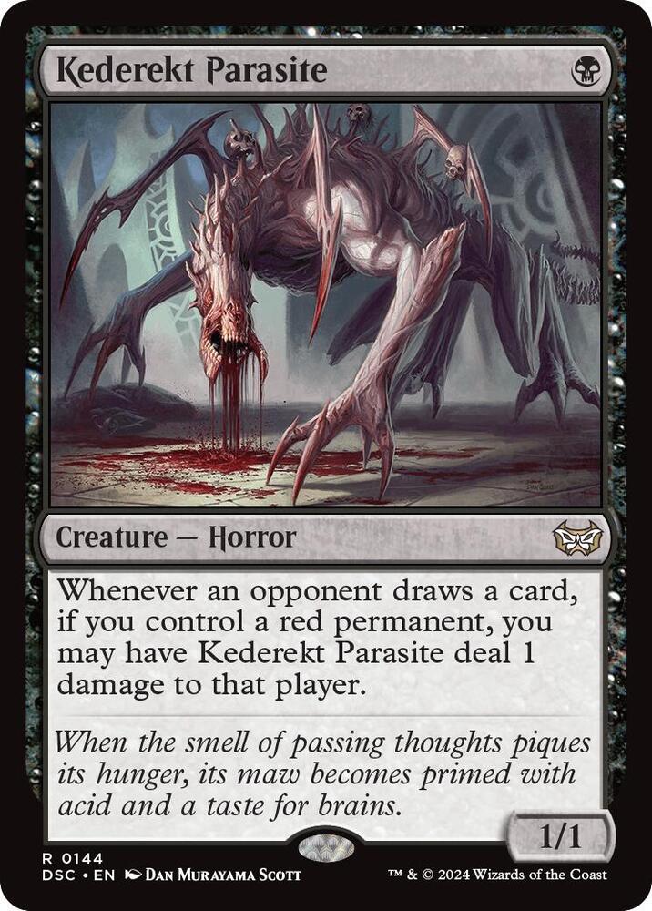 Kederekt Parasite [Commander: Duskmourn: House of Horror] 144
