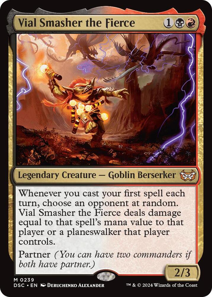 Vial Smasher the Fierce [Commander: Duskmourn: House of Horror] 239