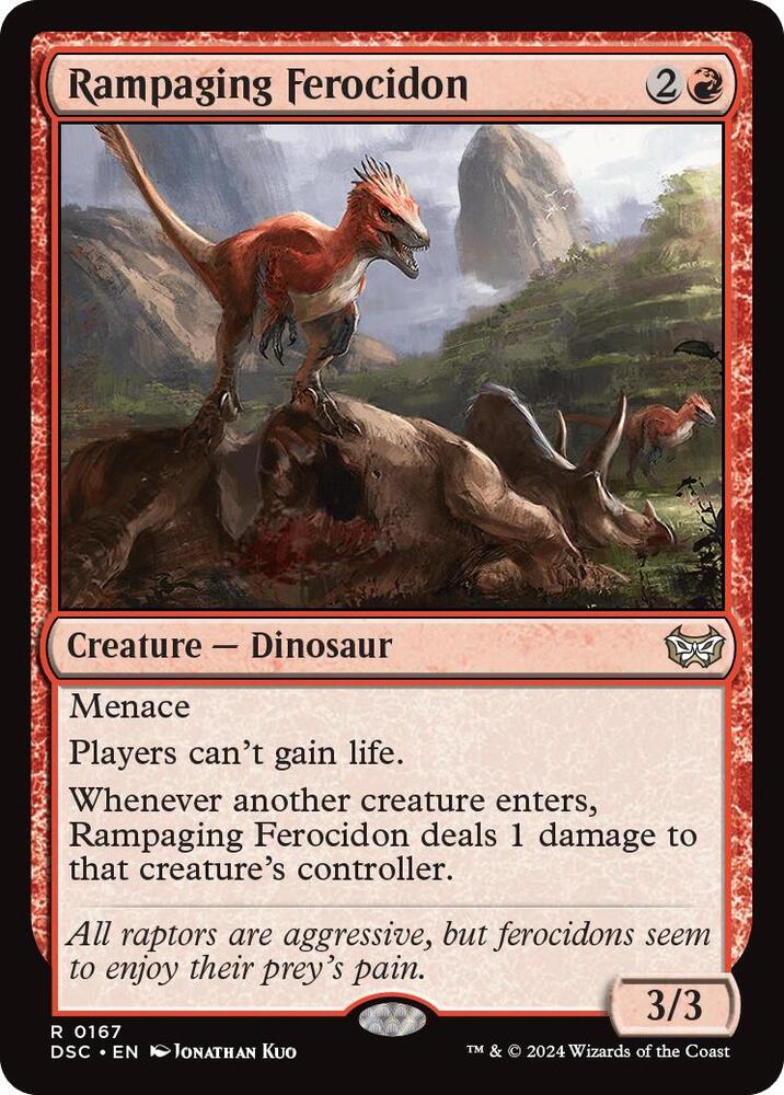 Rampaging Ferocidon [Commander: Duskmourn: House of Horror] 167