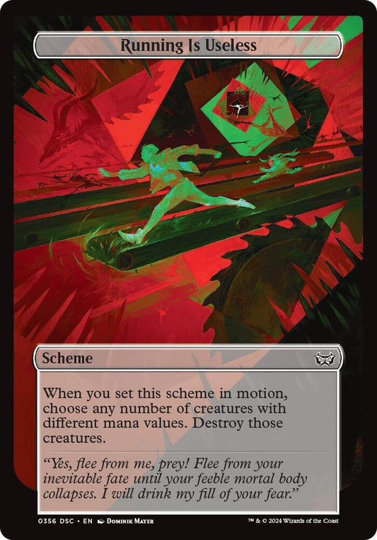Running Is Useless (Full Art) [Archenemy: Duskmourn] 356