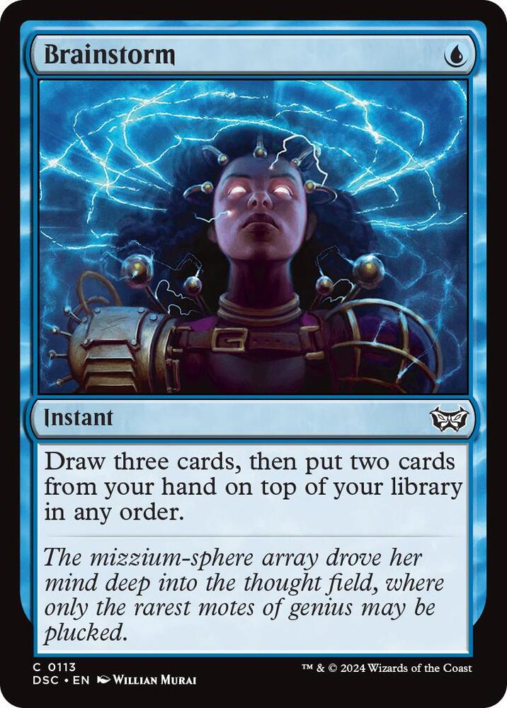 Brainstorm [Commander: Duskmourn: House of Horror] 113