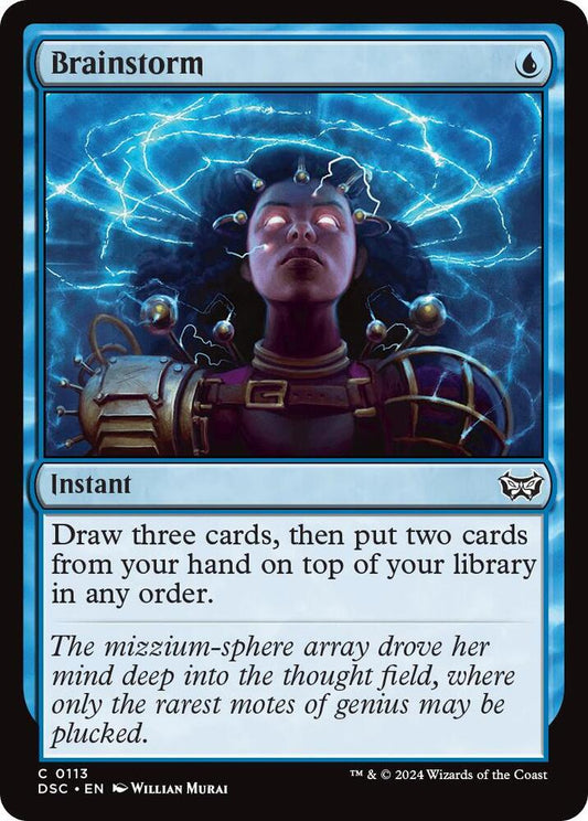 Brainstorm [Commander: Duskmourn: House of Horror] 113