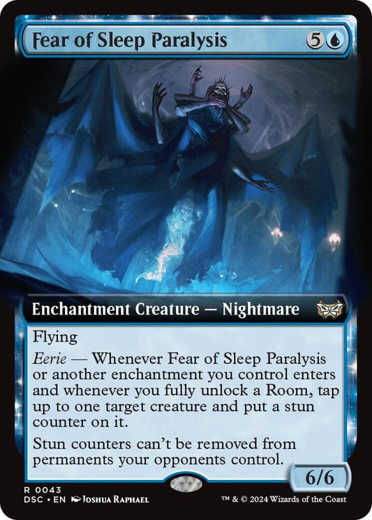 Fear of Sleep Paralysis (Extended Art) [Commander: Duskmourn: House of Horror] 43