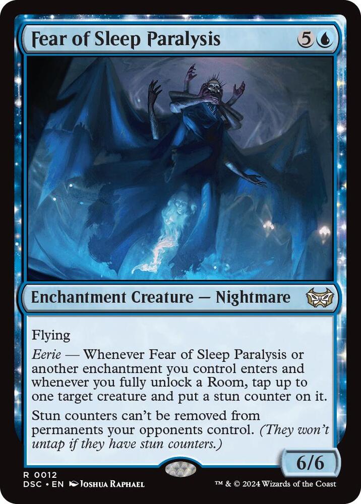 Fear of Sleep Paralysis [Commander: Duskmourn: House of Horror] 12