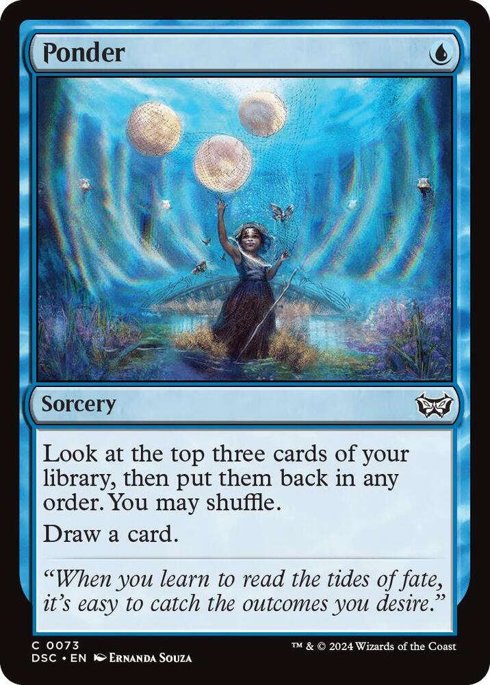 Ponder [Commander: Duskmourn: House of Horror] 73