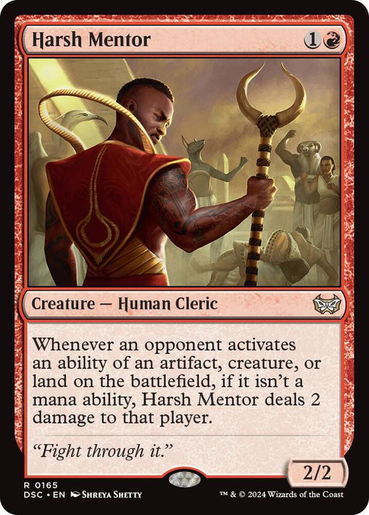 Harsh Mentor [Commander: Duskmourn: House of Horror] 165