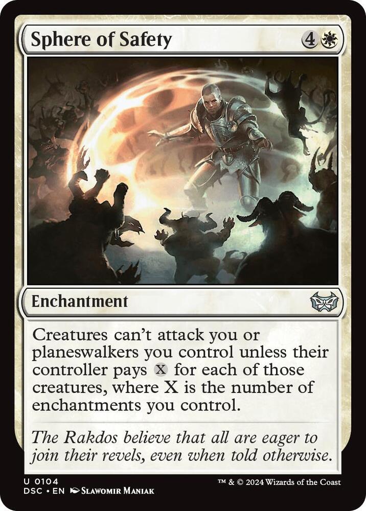 Sphere of Safety [Commander: Duskmourn: House of Horror] 104