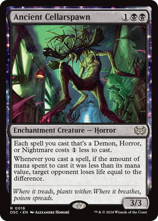 Ancient Cellarspawn [Commander: Duskmourn: House of Horror] 16