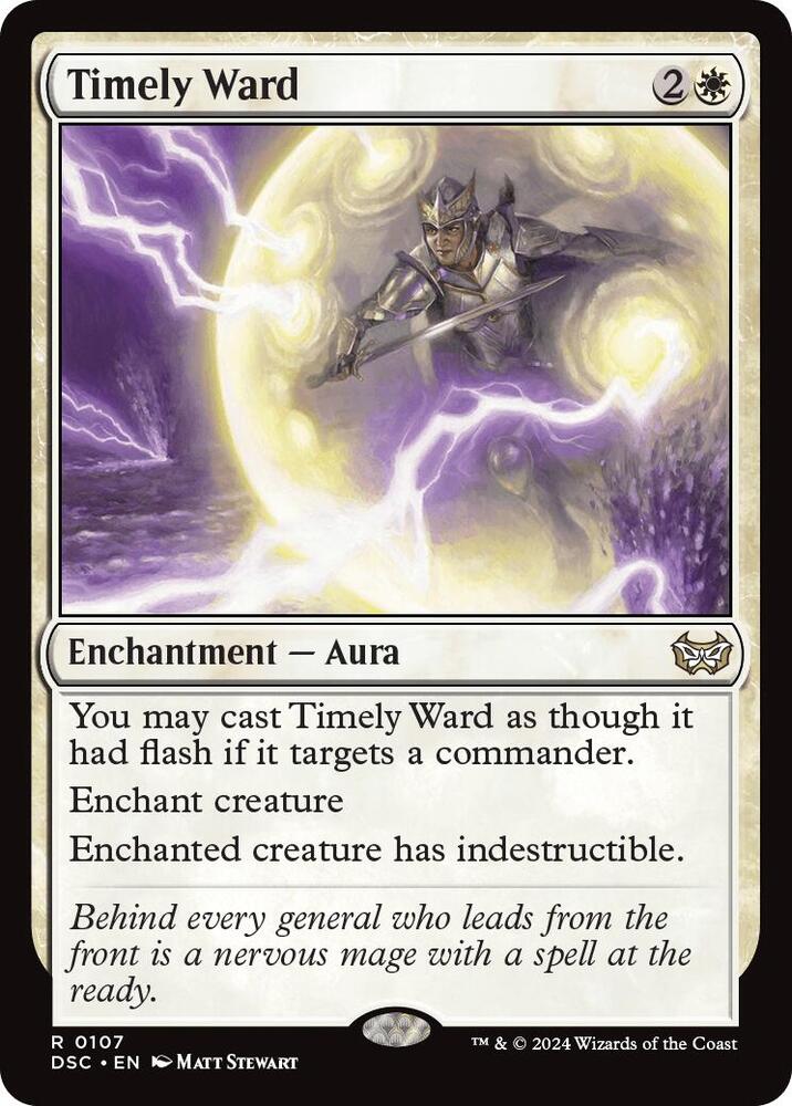 Timely Ward [Commander: Duskmourn: House of Horror] 107